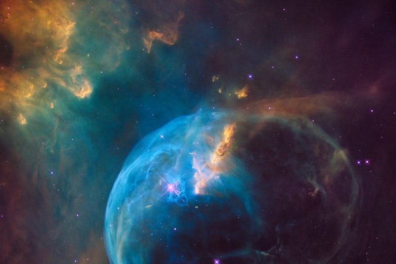 Swirling bright disk around a dark center