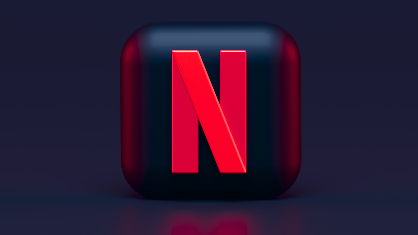 Streaming app interface on a screen